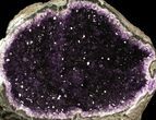Deep Purple Amethyst Geode - Top Grade #31203-1